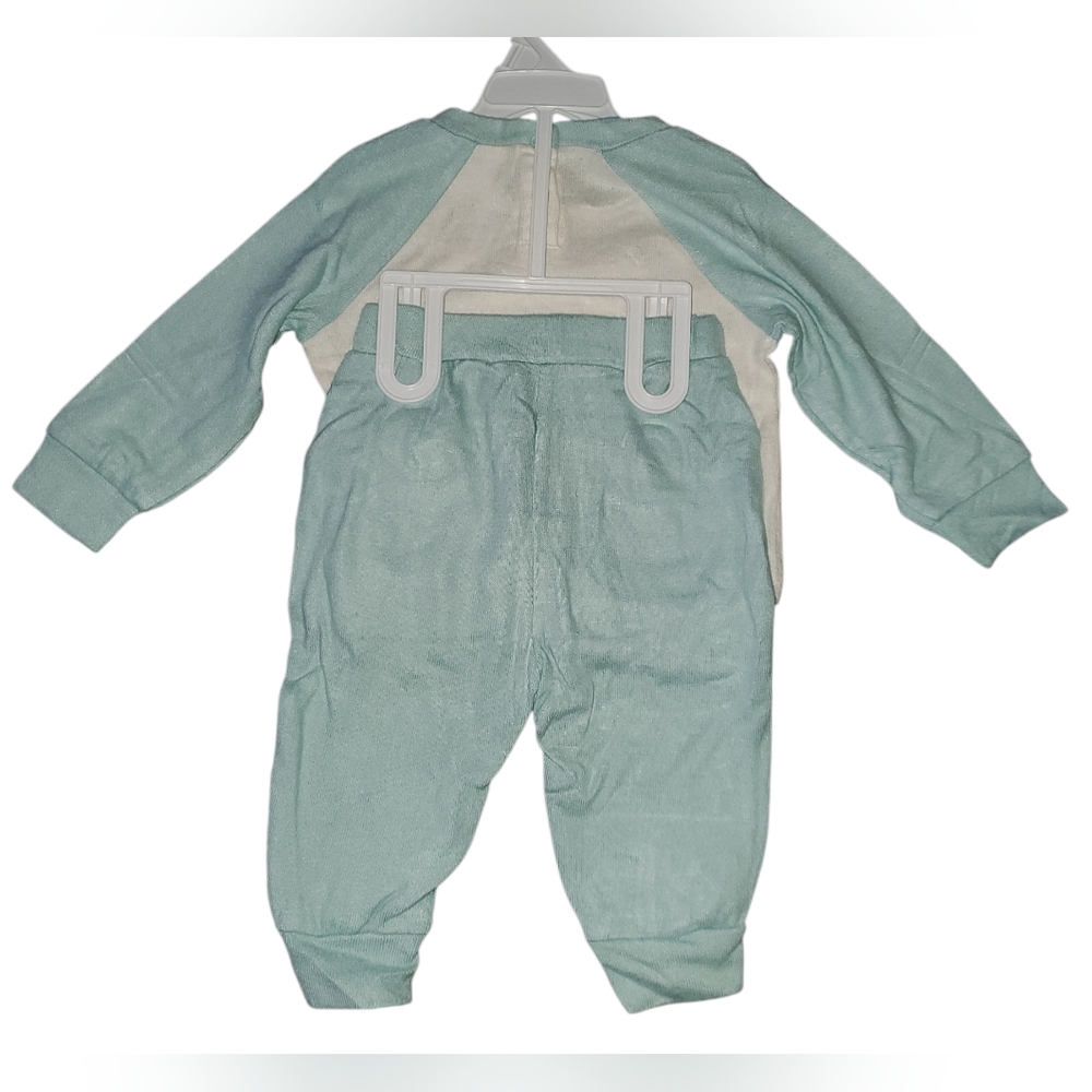 Robeez Luxe Graphic Unicorn Lounge 2 Piece Set Mint and White NWT Size: 6-9m - Picture 6 of 10